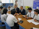 林市長に新型インフルエンザ対策に関する緊急申し入れ