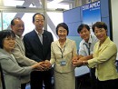 林新市長が就任のあいさつに訪問