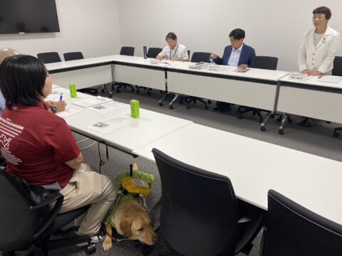 盲導犬同伴拒否がないまちへ 市として更なる役割発揮を　公益財団法人 日本盲導犬協会と懇談