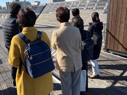 【視察報告】大桟橋で実証実験、ペロブスカイトを視察しました