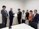 横浜開港祭での自衛隊護衛艦「いなづま」の一般公開の中止を求める申し入れ