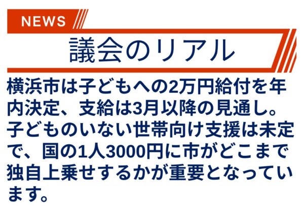 【議会のリアル】物価高対策での国からの補正予算の使い方は・・・。最新情報です！！