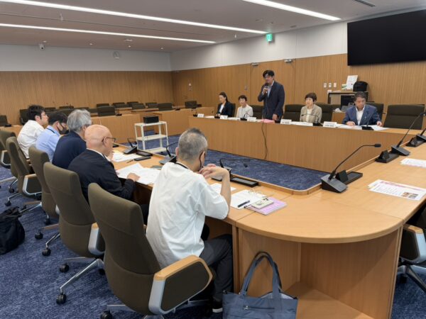建設横浜と懇談　担い手確保や処遇改善、猛暑対策などを要望