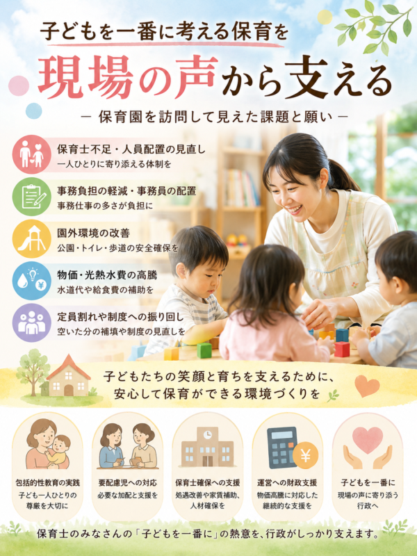 子どもを一番に考える保育を支えるために 保育現場を訪ねて