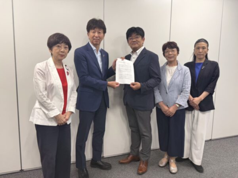 教員が休憩をとれないことは当たり前ではない！きちんと休みが取れる教育現場を作るよう教育長に申し入れました！